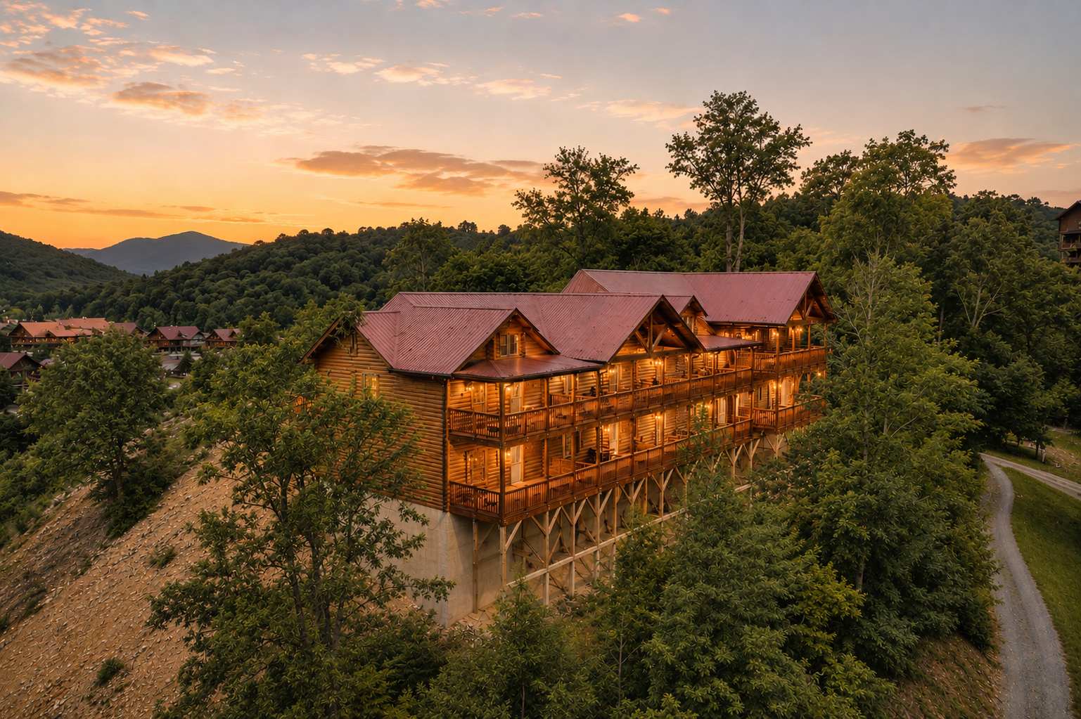Cloud's Rest, a luxury estate with pool and pavilion in Sevierville, Tennessee